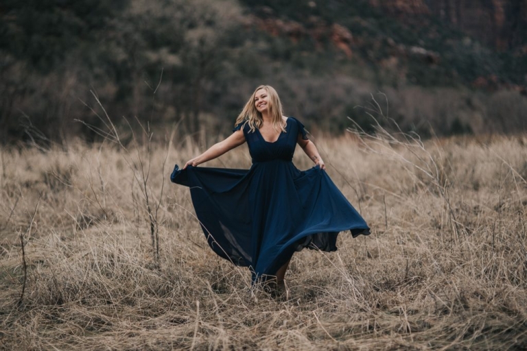 engagement, elopement, adventure session, zion national park, couples