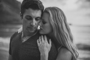 couples adventure session, wanderlove, oahu, hawaii, sunset, beach