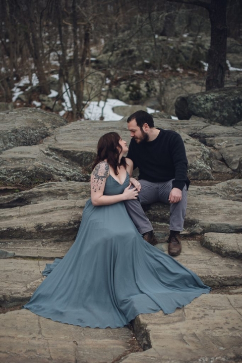 elopement, great falls viriginia, wanderlove couples adventure session love story 