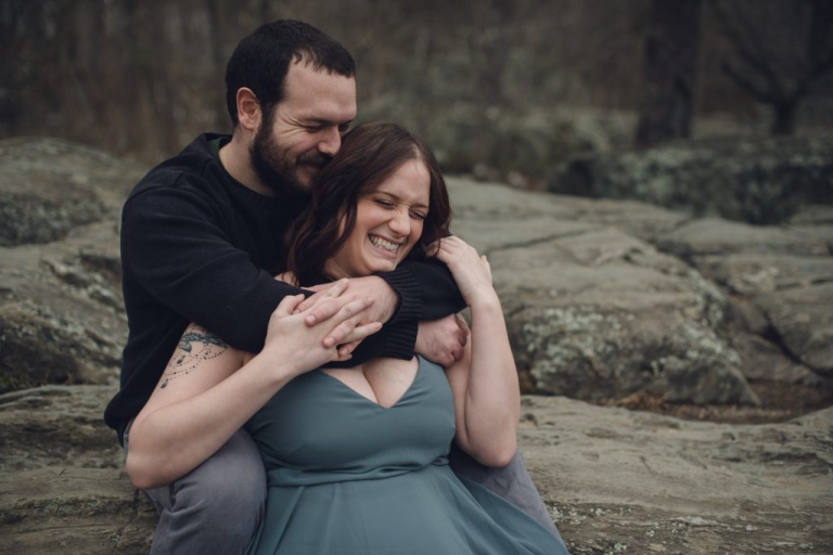 elopement, great falls viriginia, wanderlove couples adventure session love story 