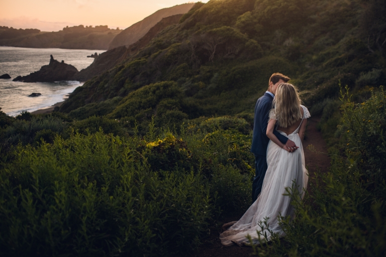 big sur california elopement wedding