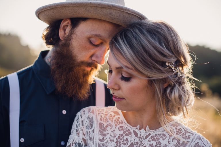 adventurous elopement couple