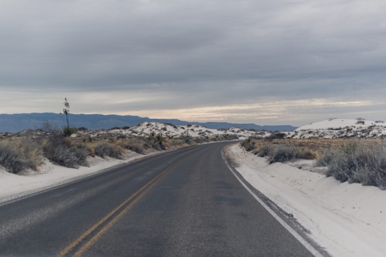 white sands national park is a great place for an adventurous elopement