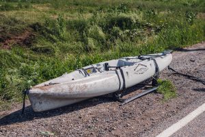 hobie kayak survives car crash