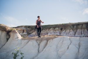 bohemian style, ivory dress, paint mines, colorado, all heart workshop, bohemian style, women photographers