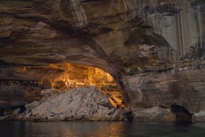 Michigan's Pictured Rocks on Lake Superior, mineral stain, cliffs, midwest, great lakes, sunset, boat tours, summertime, lake water, upper peninsula, UP Michigan, Michigan, Lake Superior, Pictured Rocks, great lakes, midwest