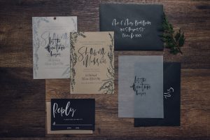 pacific northwest elopement, pacific northwest elopement photographer, olympic national park, Washington Elopement Photographer, Washington Olympic Peninsula, forest elopement, boho style wedding, bohemian style wedding, Hoh Rainforest, invitations