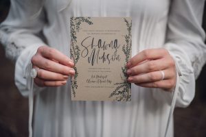 pacific northwest elopement, pacific northwest elopement photographer, olympic national park, Washington Elopement Photographer, Washington Olympic Peninsula, forest elopement, boho style wedding, bohemian style wedding dress, Hoh Rainforest