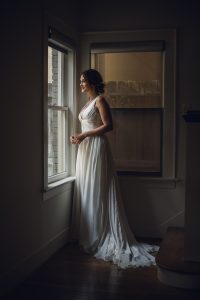 intimate summer elopement, Rothko chapel, Houston intimate elopement, Texas intimate elopement photographer, sleeveless wedding dress, summer wedding