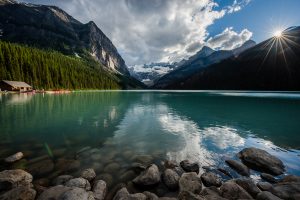 Lake Louise, Banff national park, Canadian rockies, emerald water, alpine, adventure photography and elopements