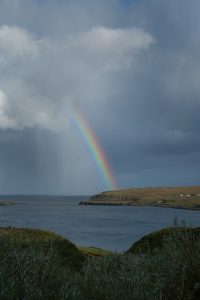Elopement Adventure, Isle of Skye, landscape, Scotland, rainbow, adventure photography and elopements