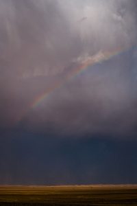 Sahara Desert, rainbow, Morocco, storm clouds, adventure photography and elopements