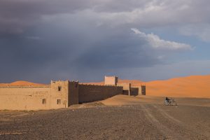 Morocco, Sahara Desert, storm clouds, sand dunes, adventure photography and elopements