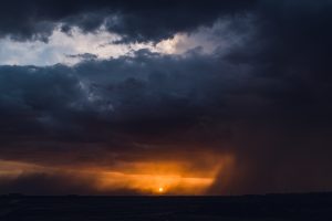 Sahara Desert, sunset, Morocco, storm clouds, adventure photography and elopements
