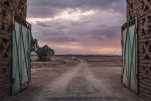 Sahara Desert, gates, Morocco, clouds, adventure photography and elopements