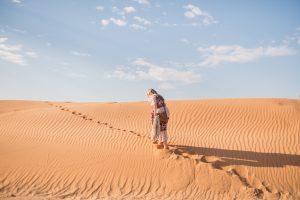 adventure photography and elopements, Sahara Desert, sand dune, Morocco
