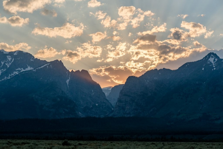 wyoming, eloping in grand teton national park, sunset