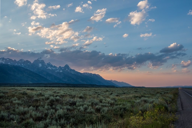 wyoming, eloping in grand teton national park, sunset