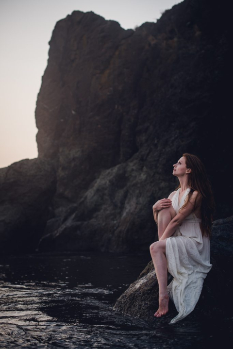 Sarah, Wild Woman Portraits session at Ruby Beach