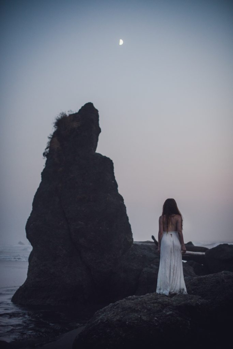 Sarah at Ruby Beach